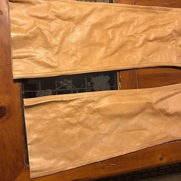 Vintage Express Genuine Leather boot cut pants - Picture 3 of 6